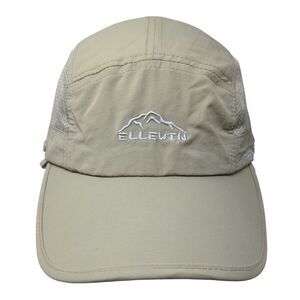 Ellewin UPF50+ Slideback Running Cap Tan One Size Adjustable Breathable Mesh